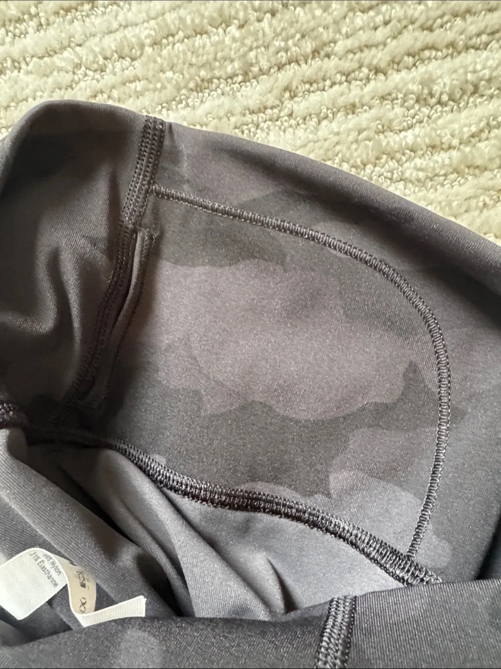 Lululemon Black Camo crop